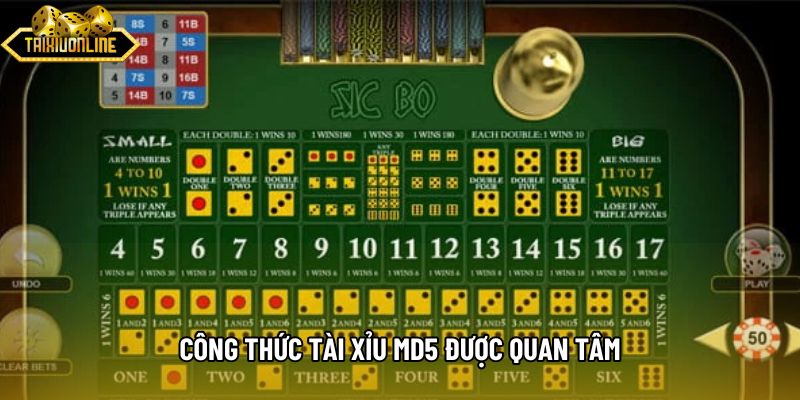 Công thức tài xỉu md5 được quan tâm