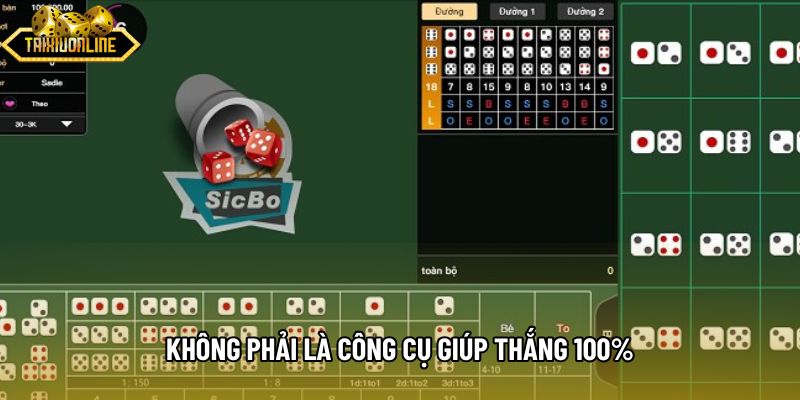 Không phải là công cụ giúp thắng 100%