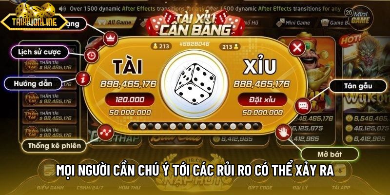 Mọi người cần chú ý tới các rủi ro có thể xảy ra