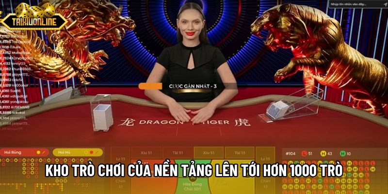 Kho trò chơi của nền tảng lên tới hơn 1000 trò