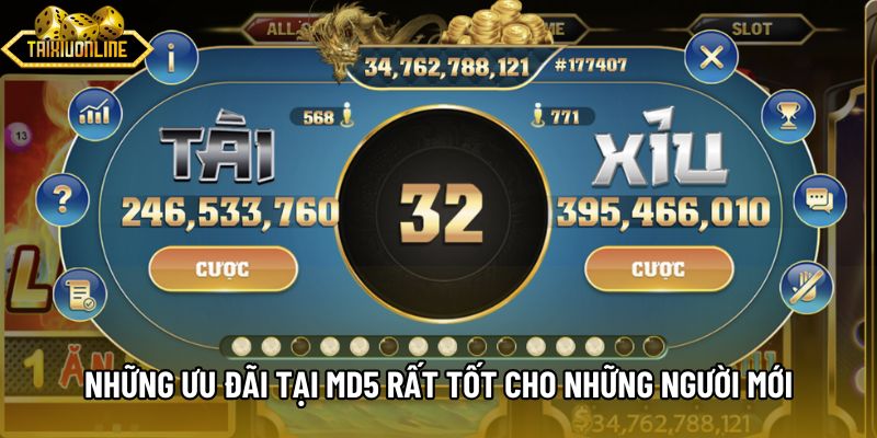 Những ưu đãi tại MD5 rất tốt cho những người mới